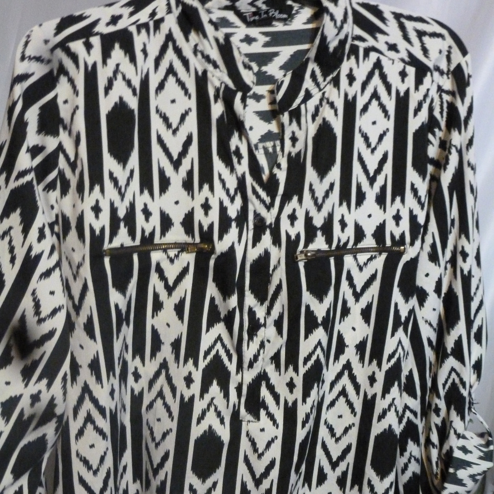 Beautiful Time To Bloom Women's Top Blouse